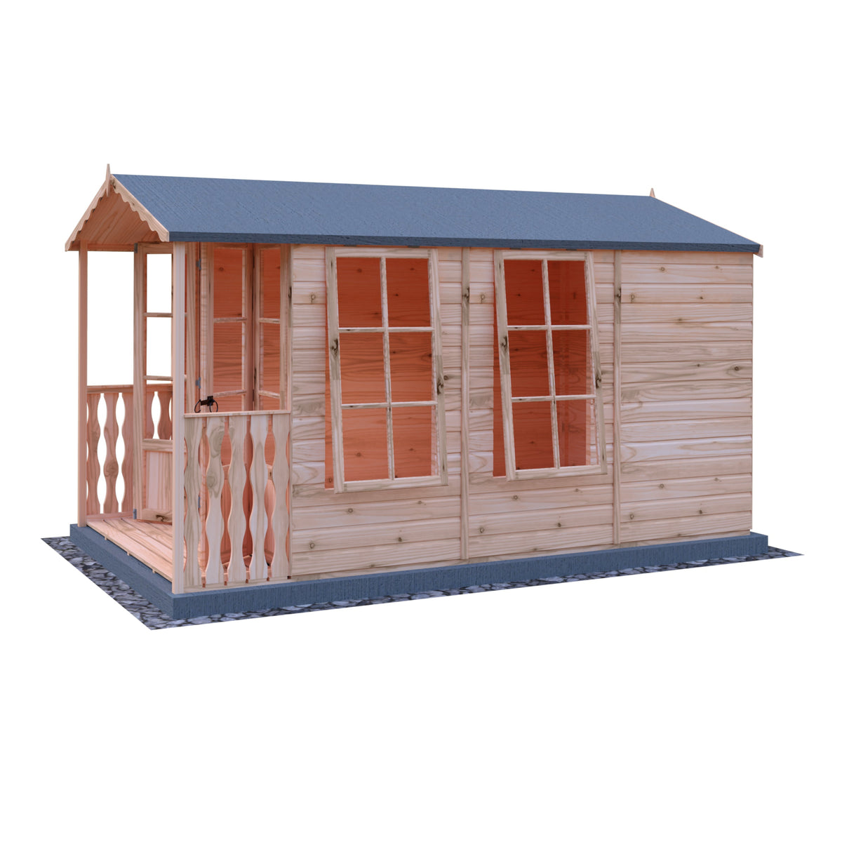 Shire 7x10 Kensington Summerhouse & Veranda
