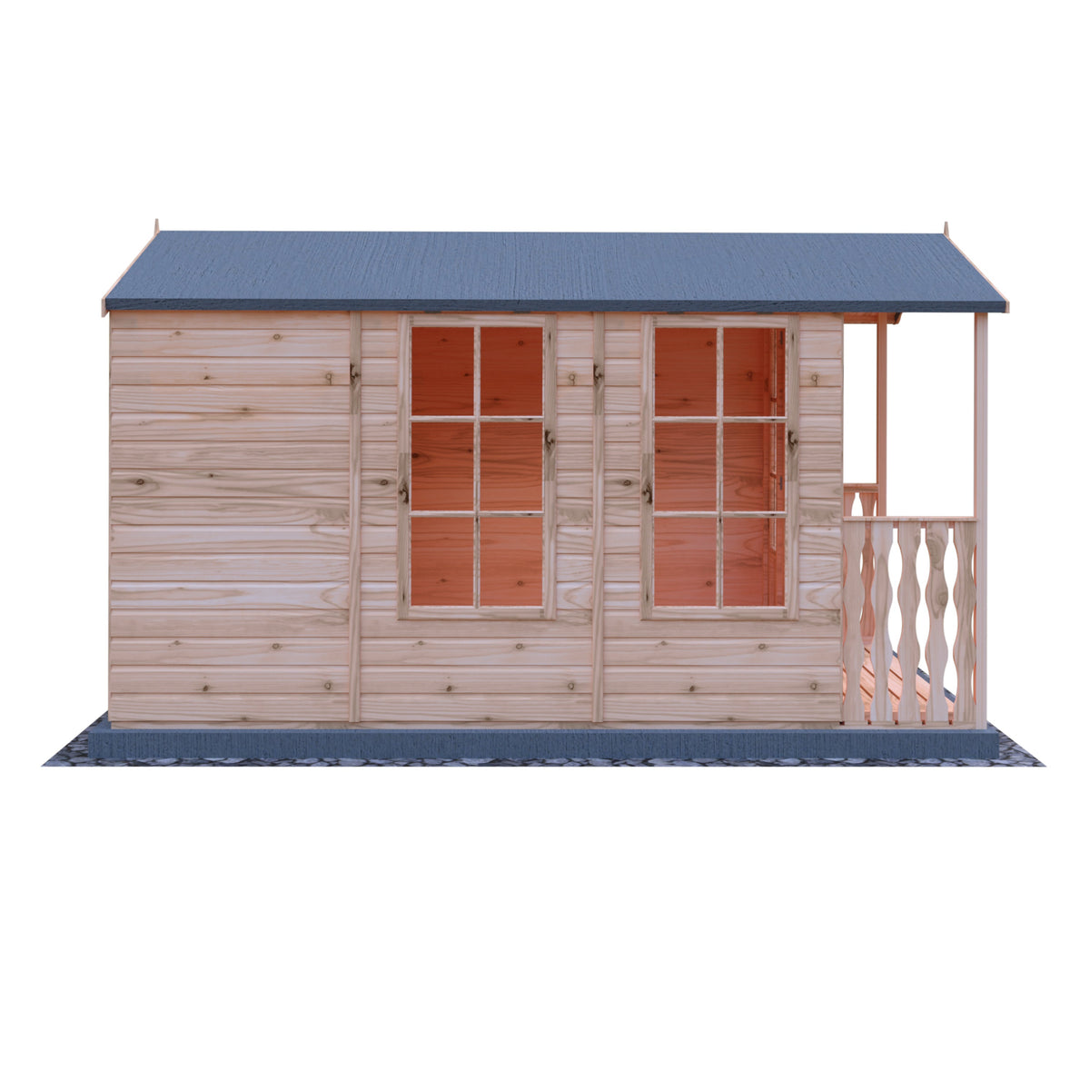 Shire 7x10 Kensington Summerhouse & Veranda