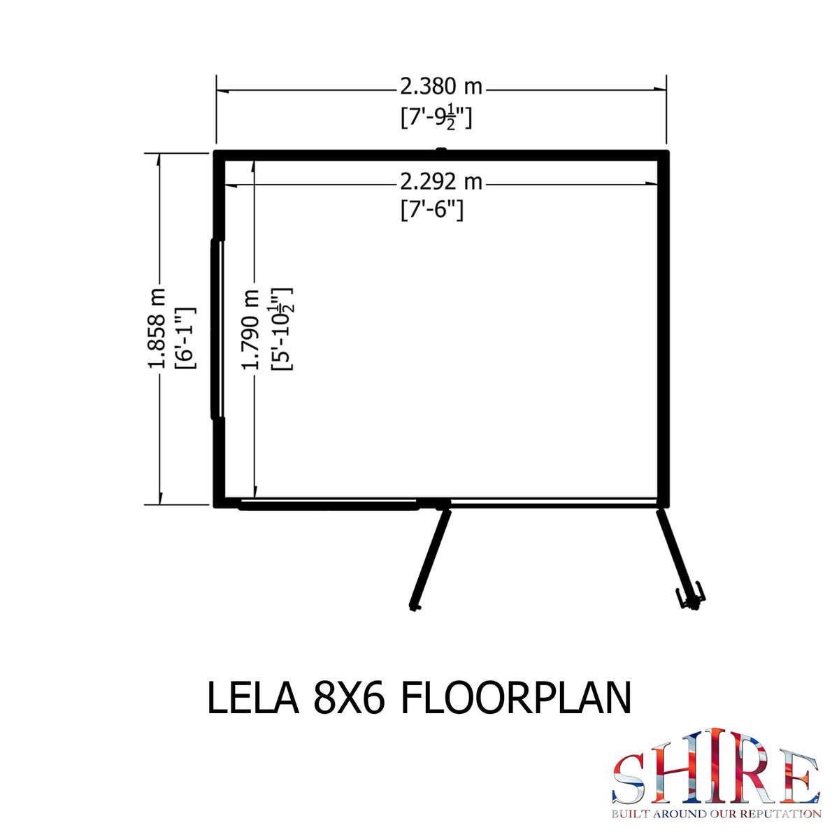 Shire 8x6 Lela Summerhouse