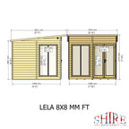 Shire 8x8 Lela Summerhouse