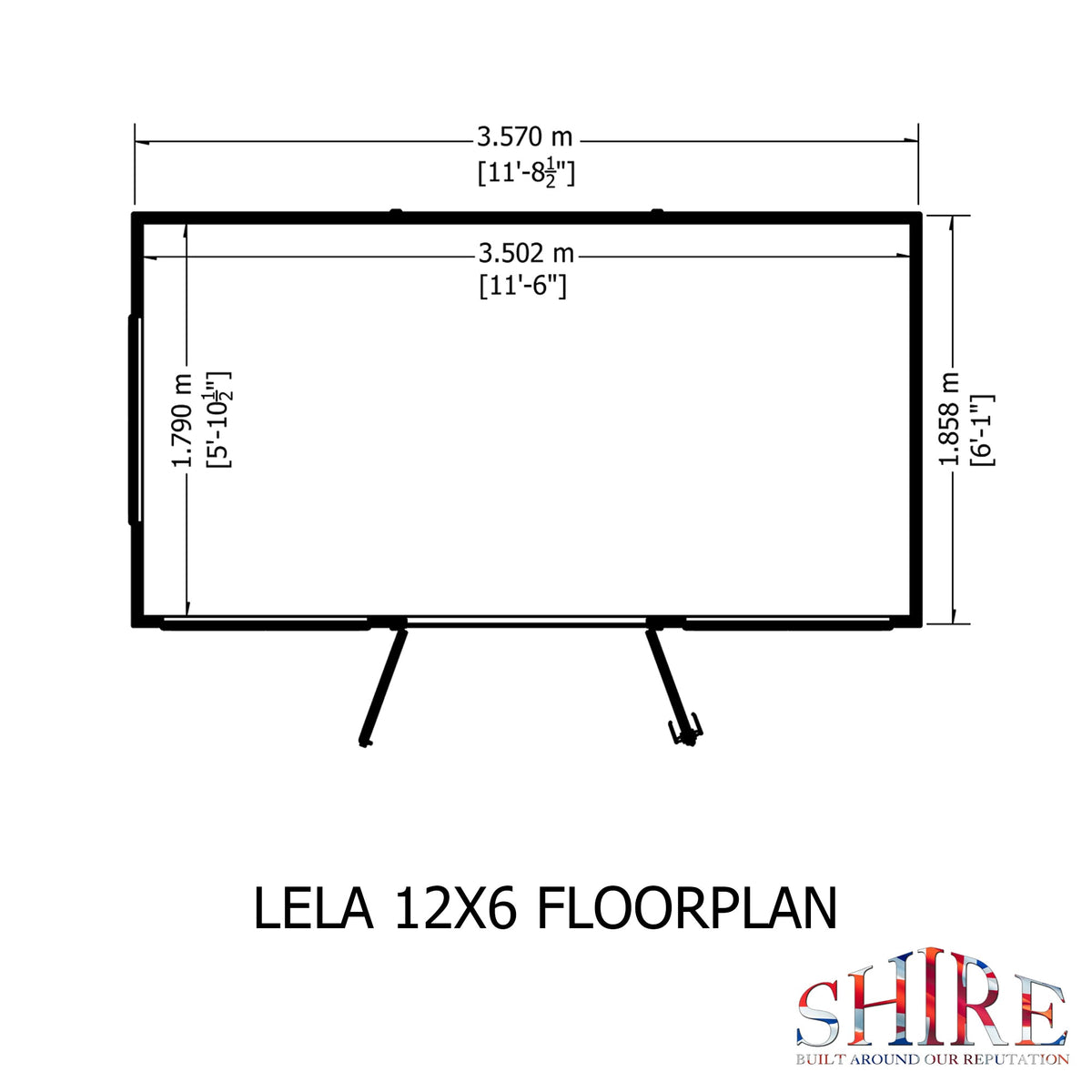 Shire 12x6 Lela Summerhouse