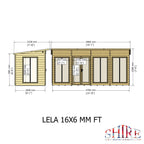 Shire 16x6 Lela Summerhouse