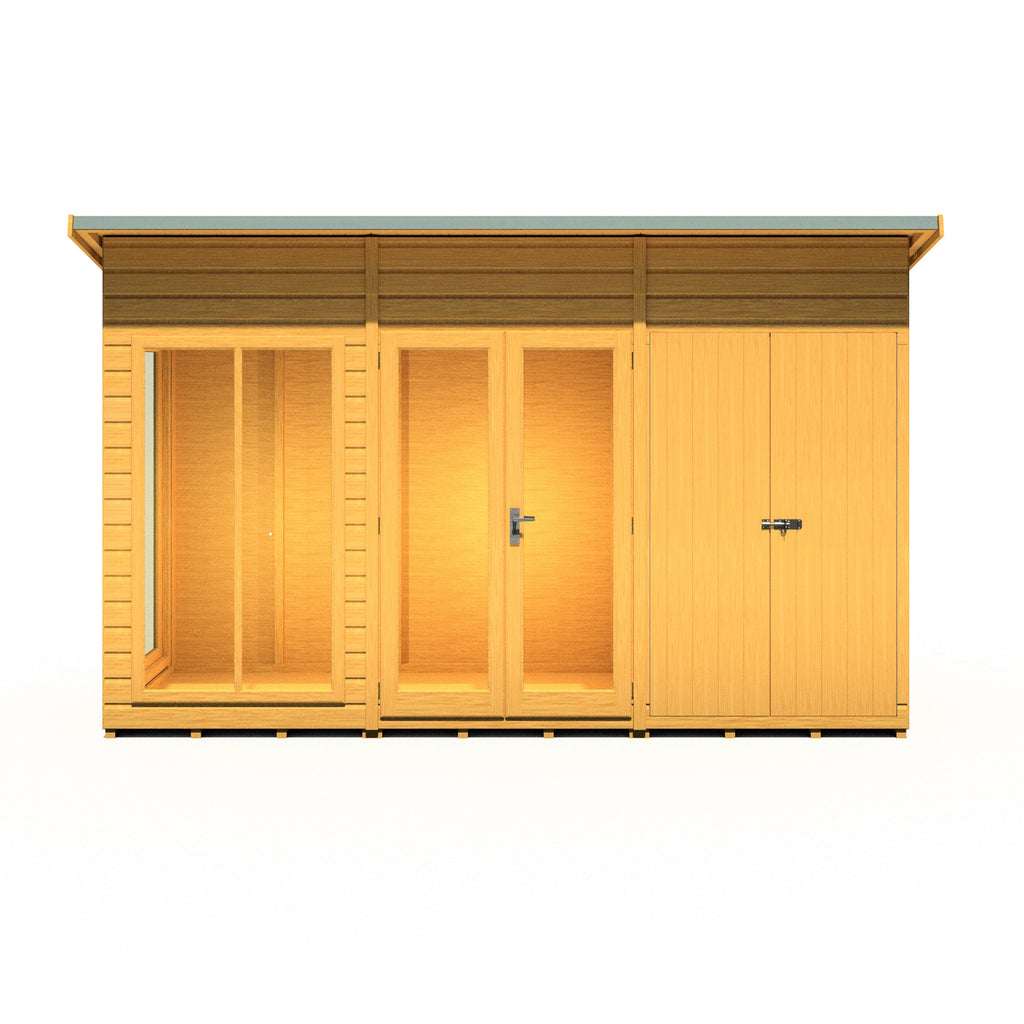 Shire Lela 12x4 Summerhouse with Storage
