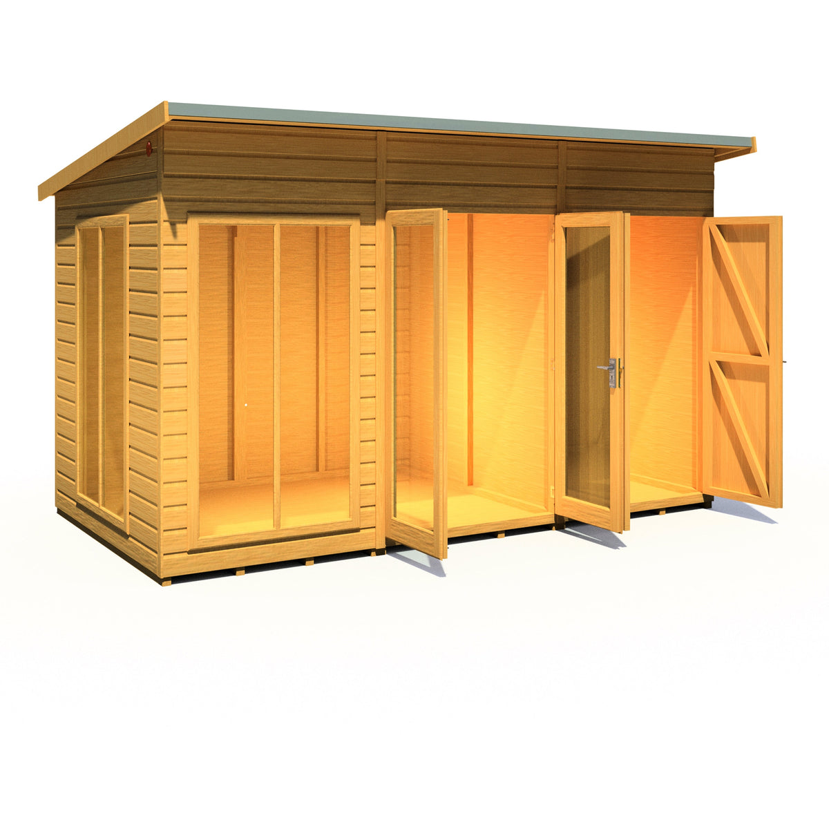 Shire 12x6 Lela Summerhouse with Storage