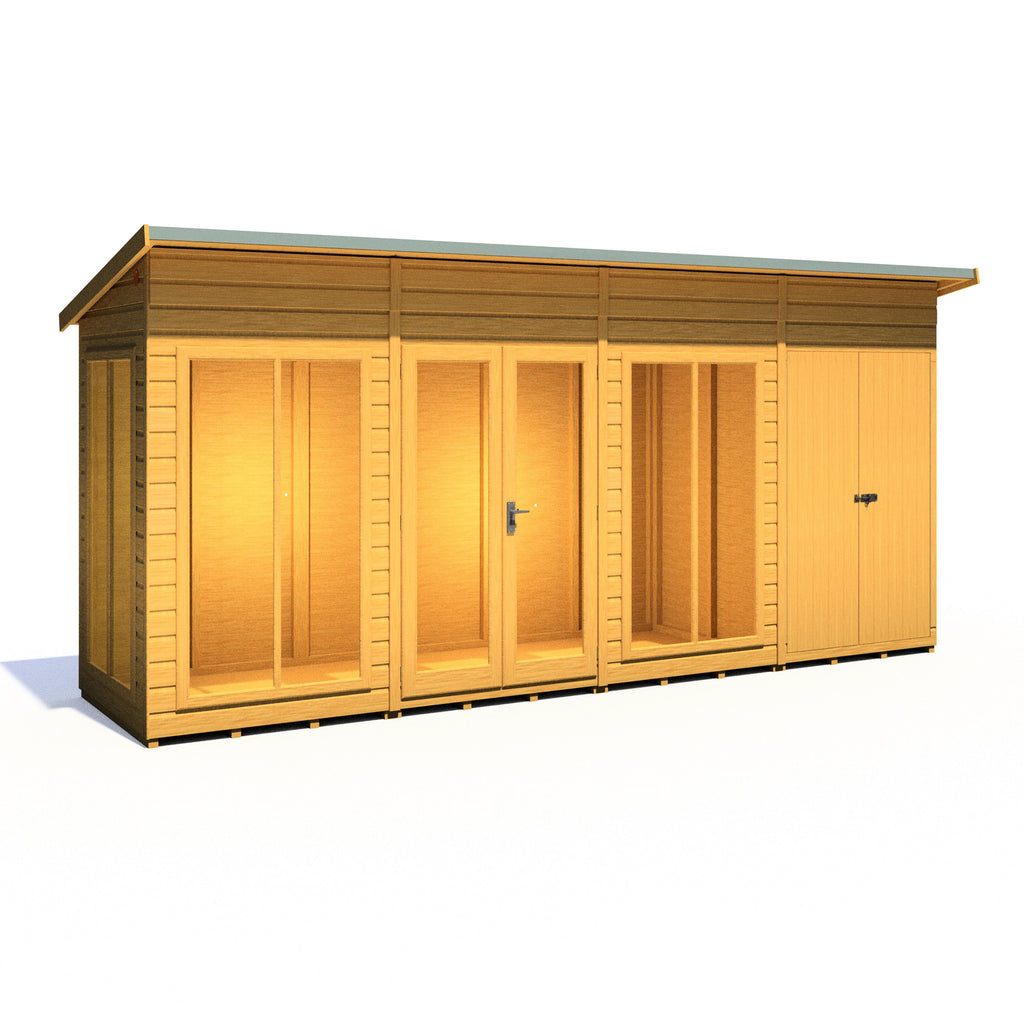 Shire 16x4 Lela Summerhouse with Storage