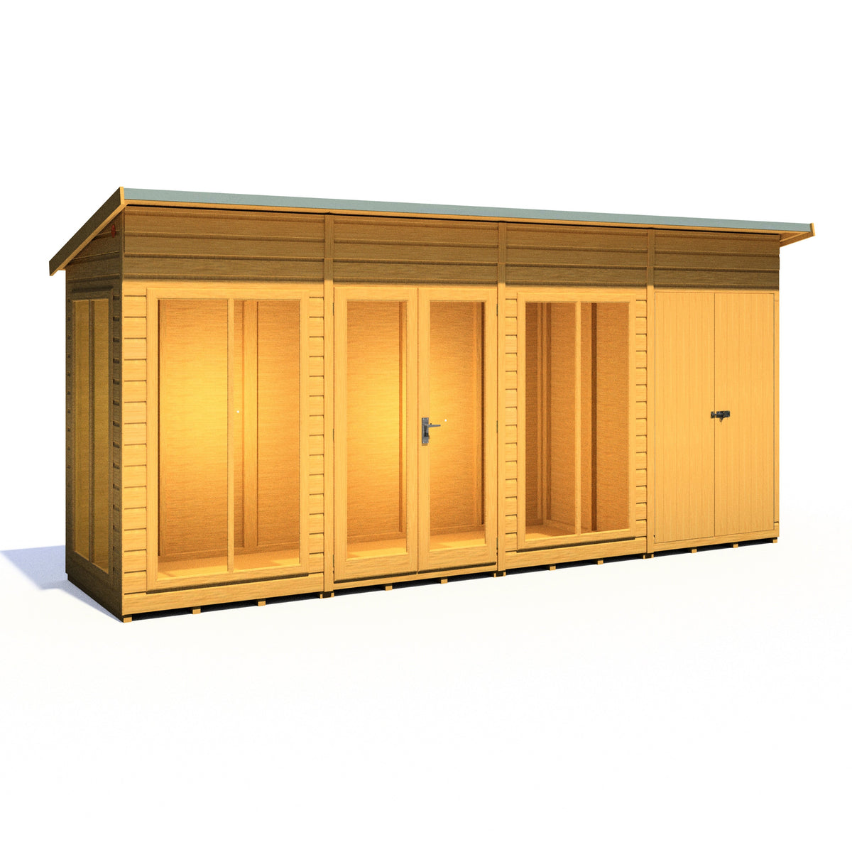 Shire 16x4 Lela Summerhouse with Storage