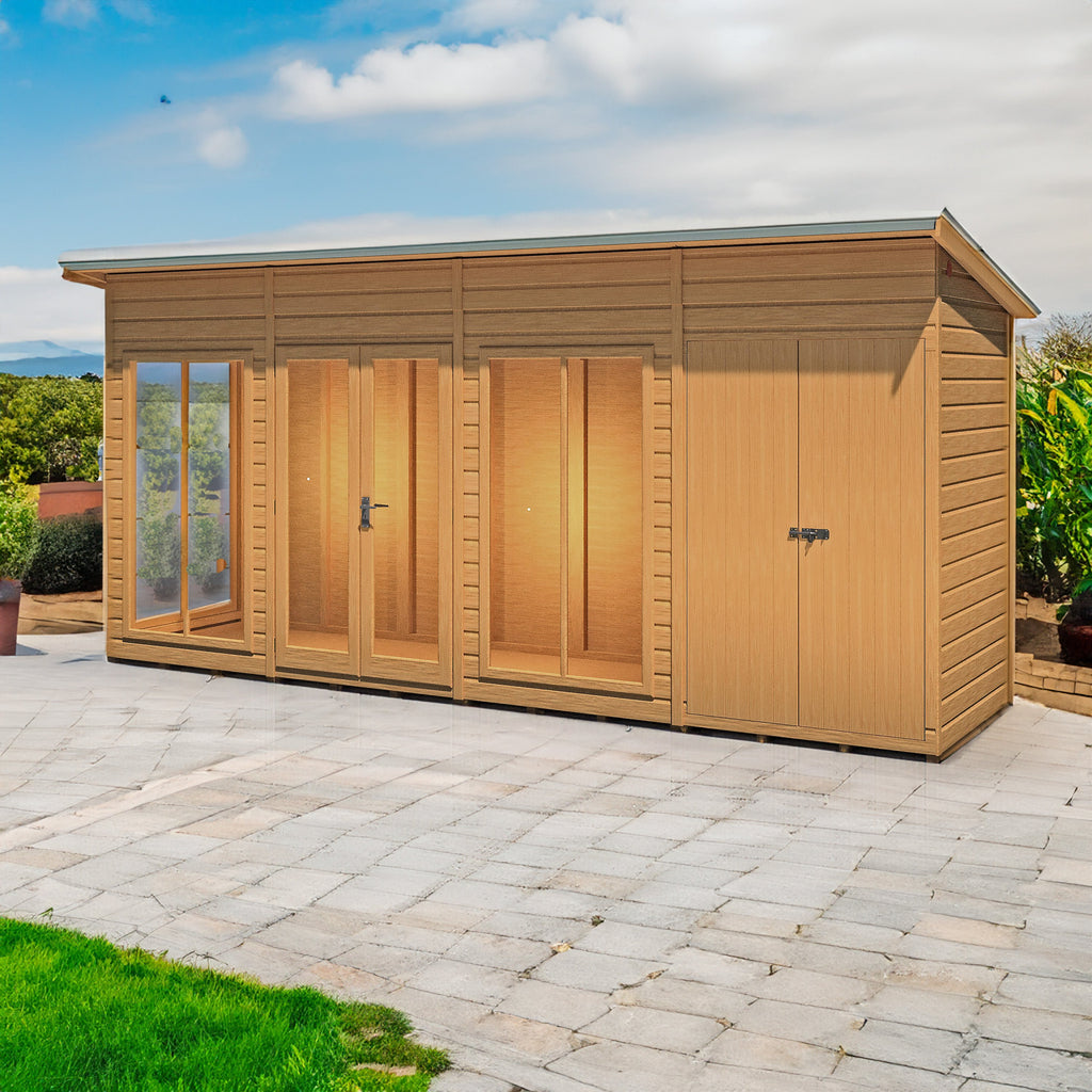 Shire 16x6 Lela Summerhouse with Storage