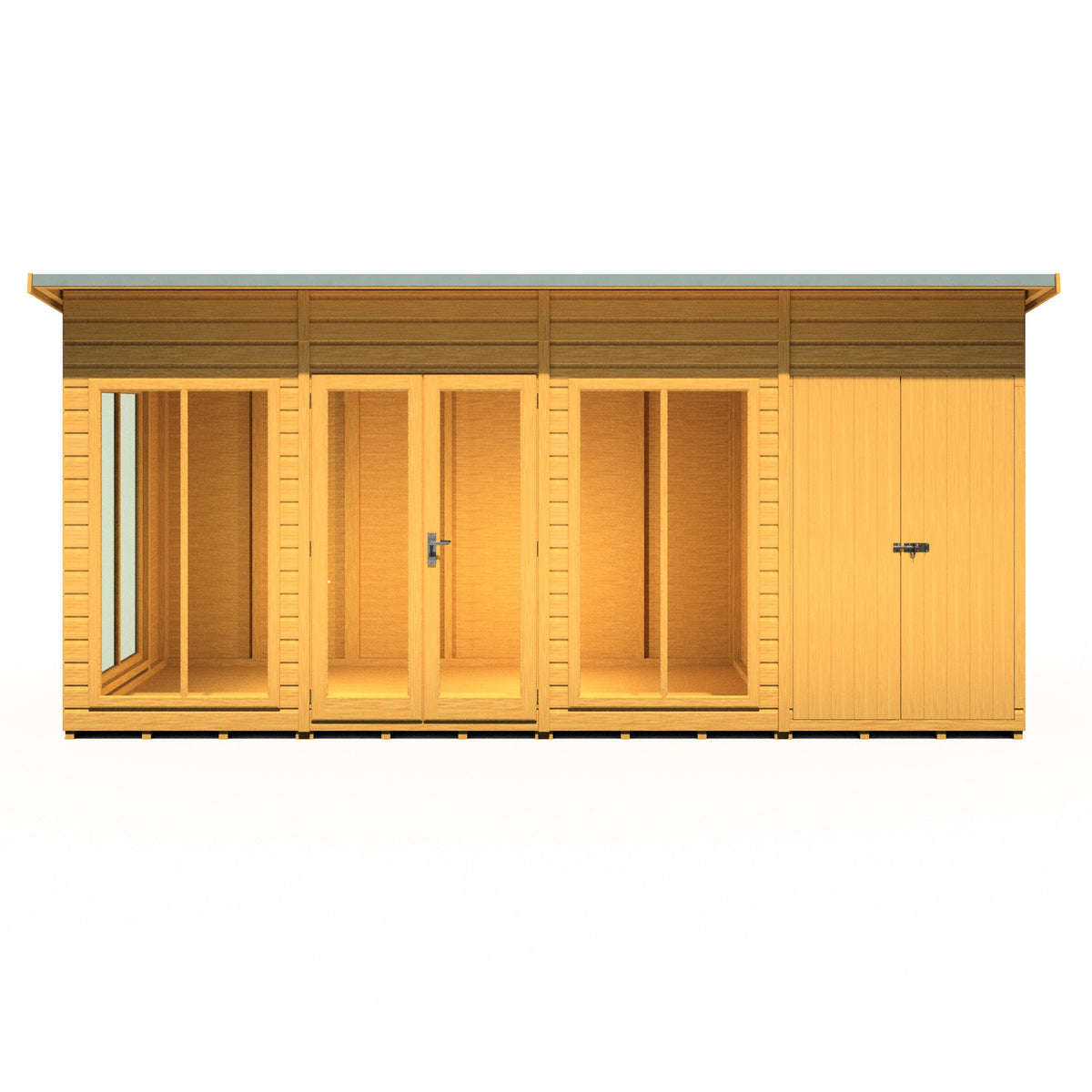 Shire 16x6 Lela Summerhouse with Storage
