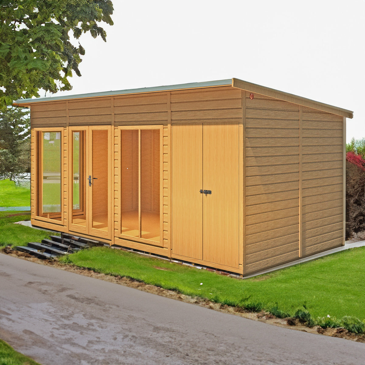 Shire 16x8 Lela Summerhouse with Storage