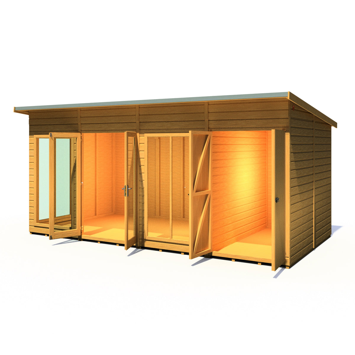 Shire 16x8 Lela Summerhouse with Storage