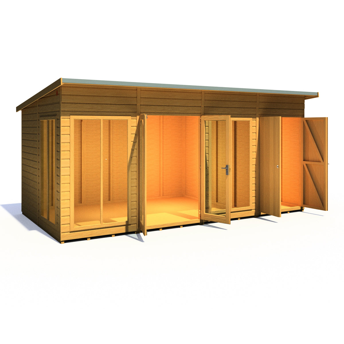Shire 16x8 Lela Summerhouse with Storage