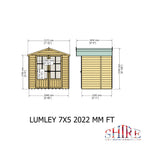 Shire 7x5 Lumley Summerhouse