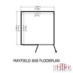 Shire 8x8 Mayfield Summerhouse