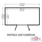 Shire 12x6 Mayfield Summerhouse