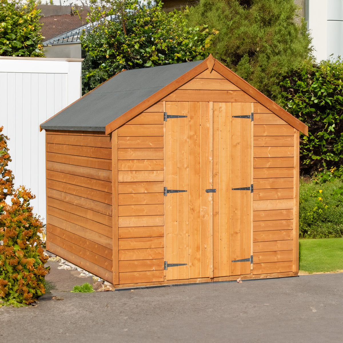 8x6 Garden Shed Shire Value Overlap | Optional Window & Doors