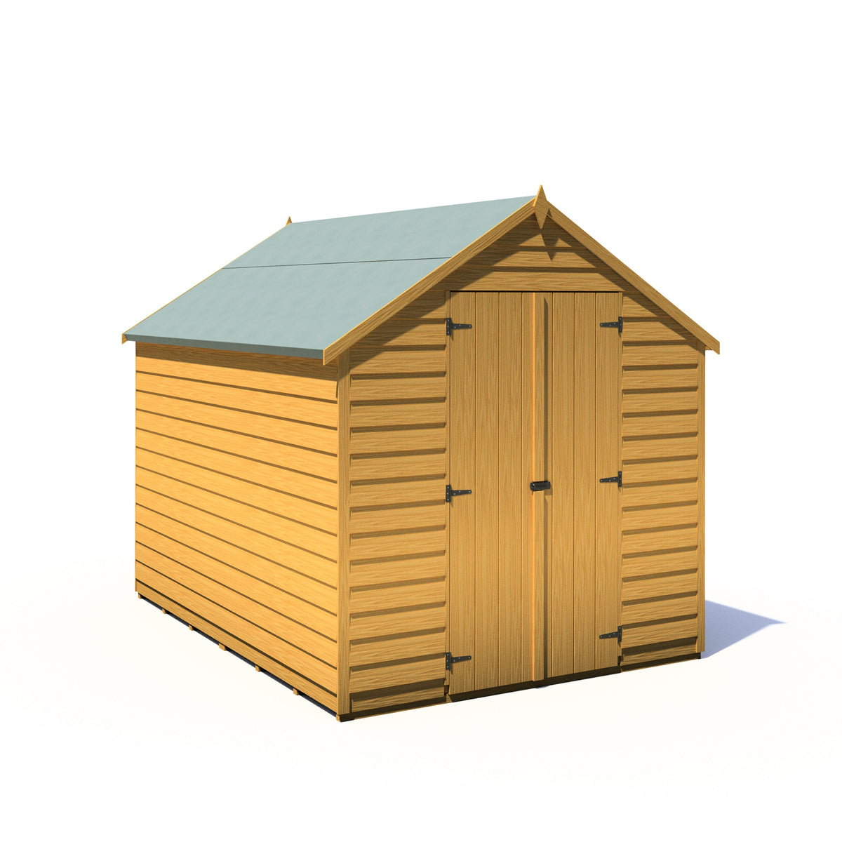 8x6 Garden Shed Shire Value Overlap | Optional Window & Doors