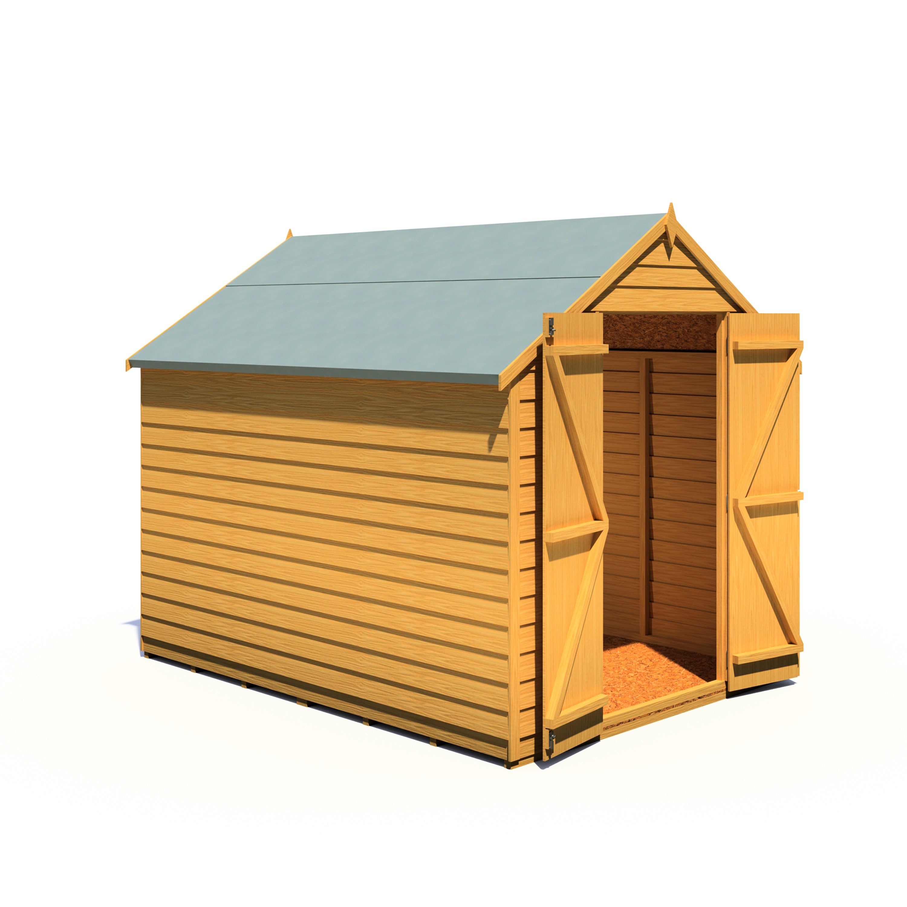 8x6 Garden Shed Shire Value Overlap | Optional Window & Doors