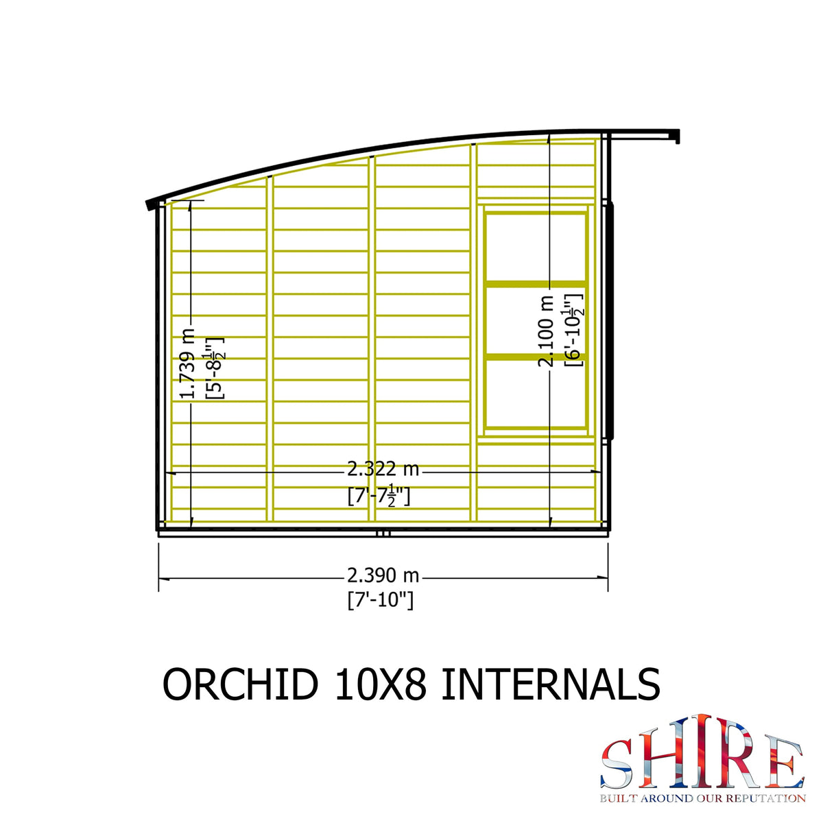 Shire 10x8 Orchid Summerhouse