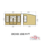 Shire 10x8 Orchid Summerhouse