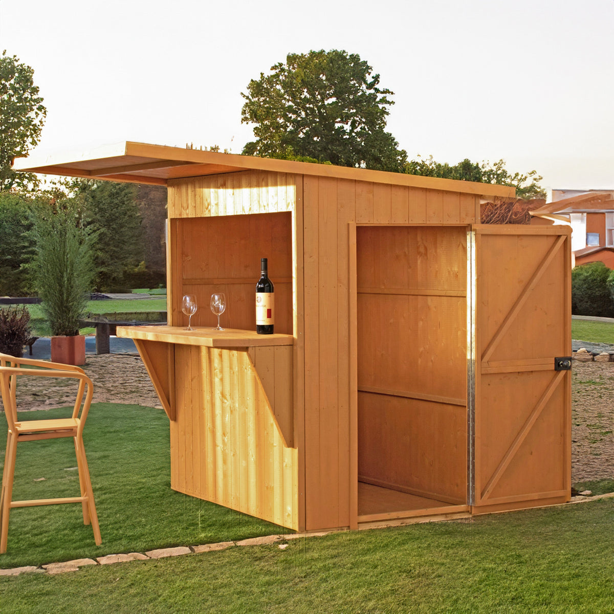 Shire 6x4 Pent Garden Bar