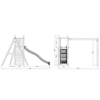 Shire Rumble Ridge Rock Wall with Double Swing