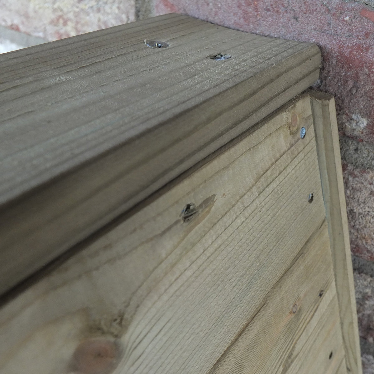 Shire Small Triangular Log Store Tongue & Groove Pressure Treated Timber