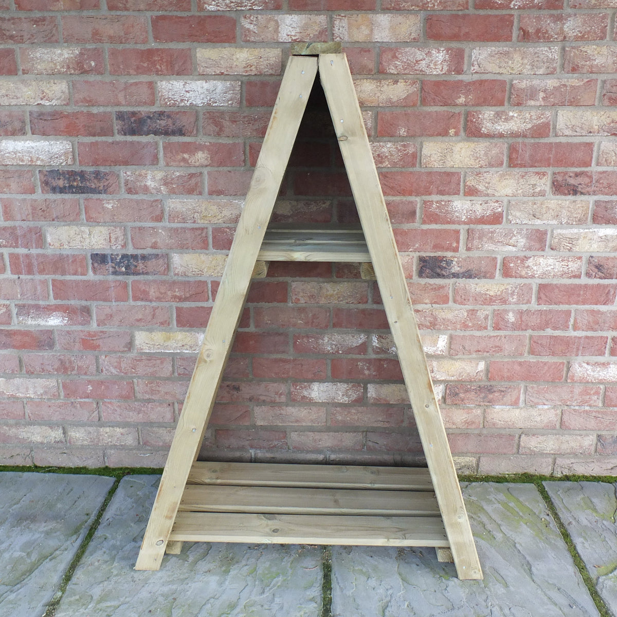 Shire Small Triangular Log Store Tongue & Groove Pressure Treated Timber