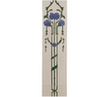 Carron Blue Flower On Bone Tiles (Set of 10)