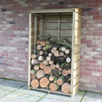 Shire Tall Wall Log Store | Pressure Treated Sawn Timber