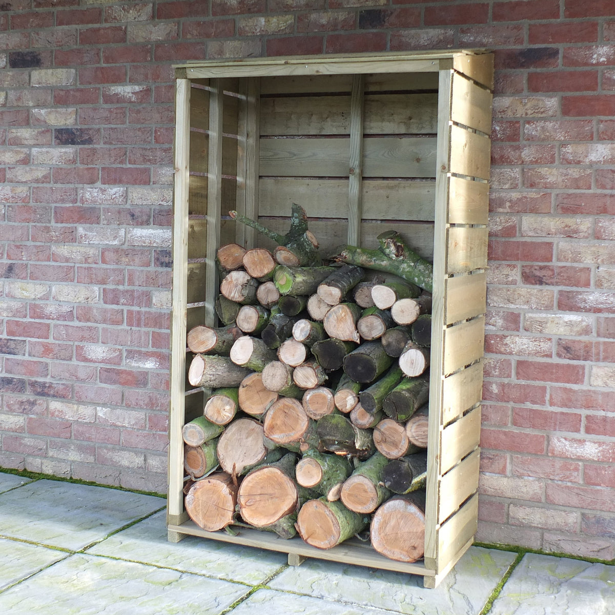 Shire Tall Wall Log Store | Pressure Treated Sawn Timber