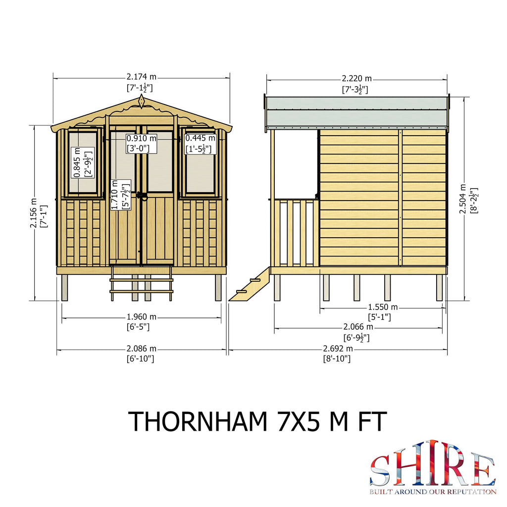 Shire 7x7 Thornham Summerhouse
