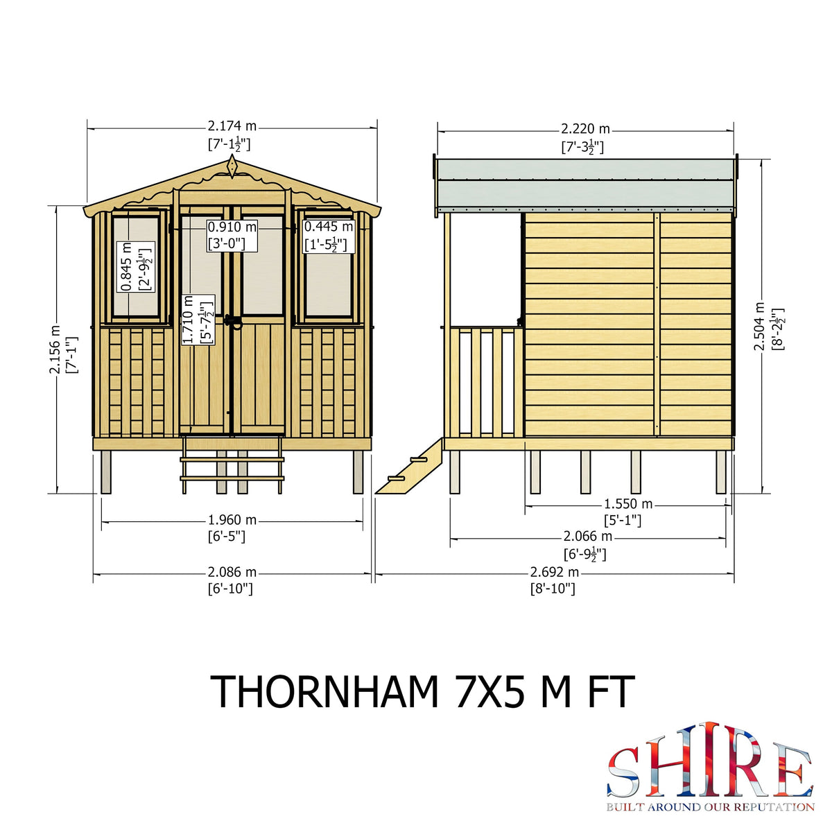 Shire 7x7 Thornham Summerhouse
