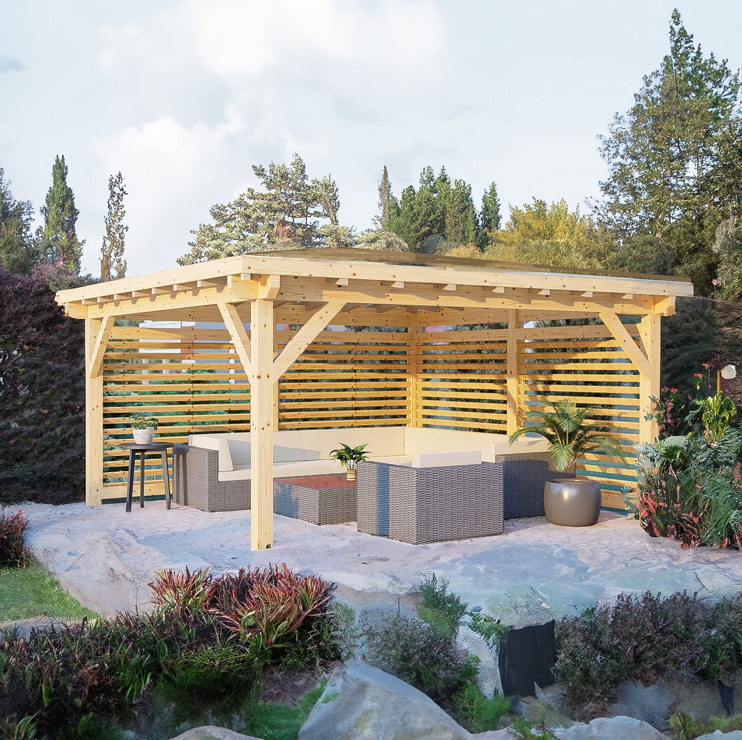 Shire Uma Pergola 4m x 4m x 2.5m