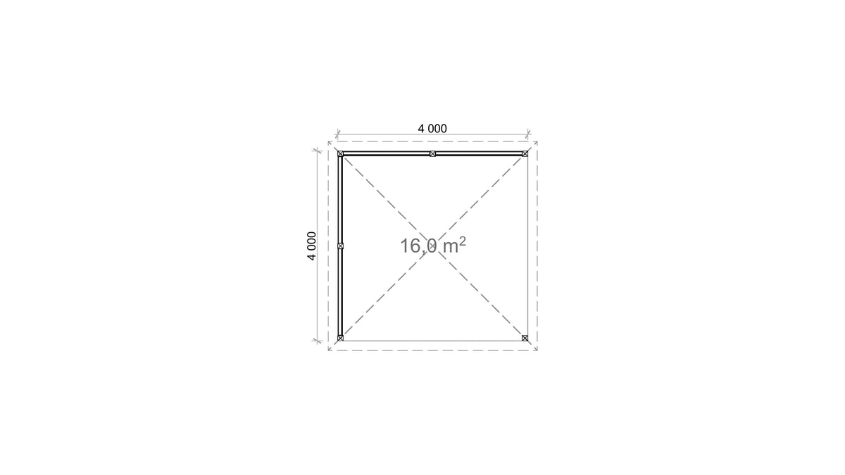 Shire Uma Pergola 4m x 4m x 2.5m