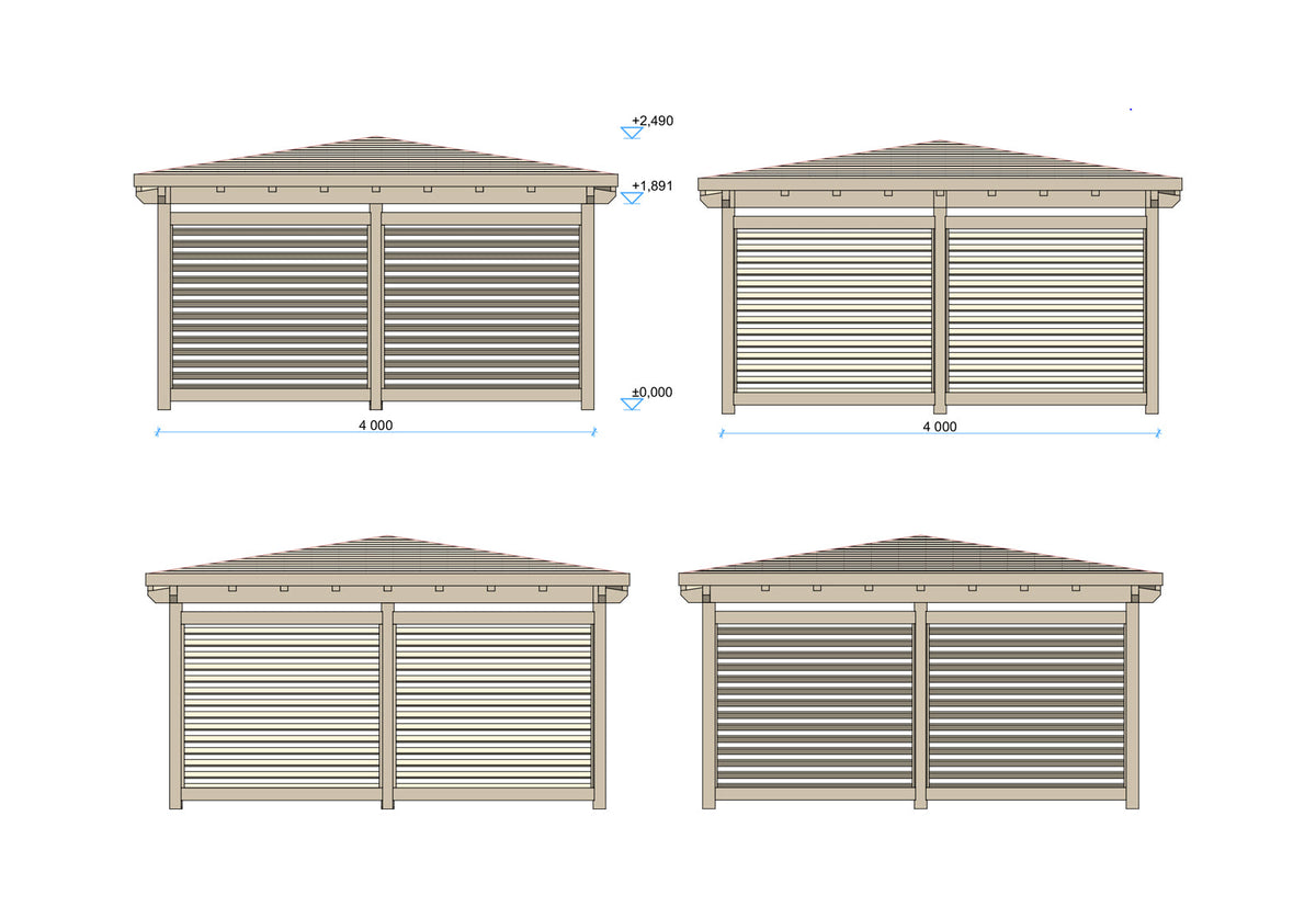 Shire Uma Pergola 4m x 4m x 2.5m