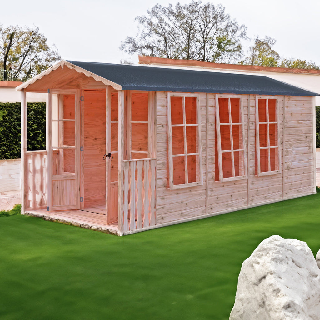 Shire 13x7 Westminster Summerhouse & Veranda