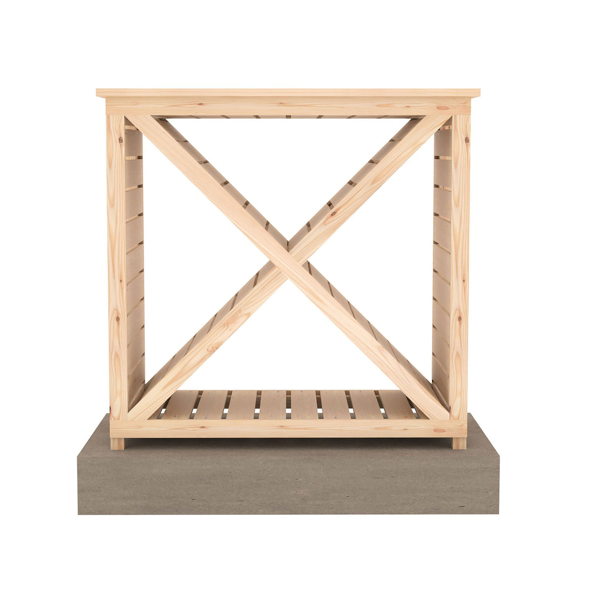 Shire Woodlowe Cross Log Store | Pressure Treated