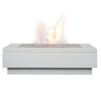 Acantha Altea White Marble Freestanding Bioethanol Fire, 3 Litre, image 3