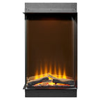 Acantha Aspire 50 Portrait Corner View Media Wall Electric Fire, 2kW, image 3