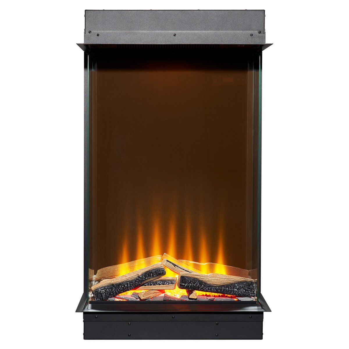Acantha Aspire 50 Portrait Panoramic Media Wall Electric Fire, 2kW, image 3