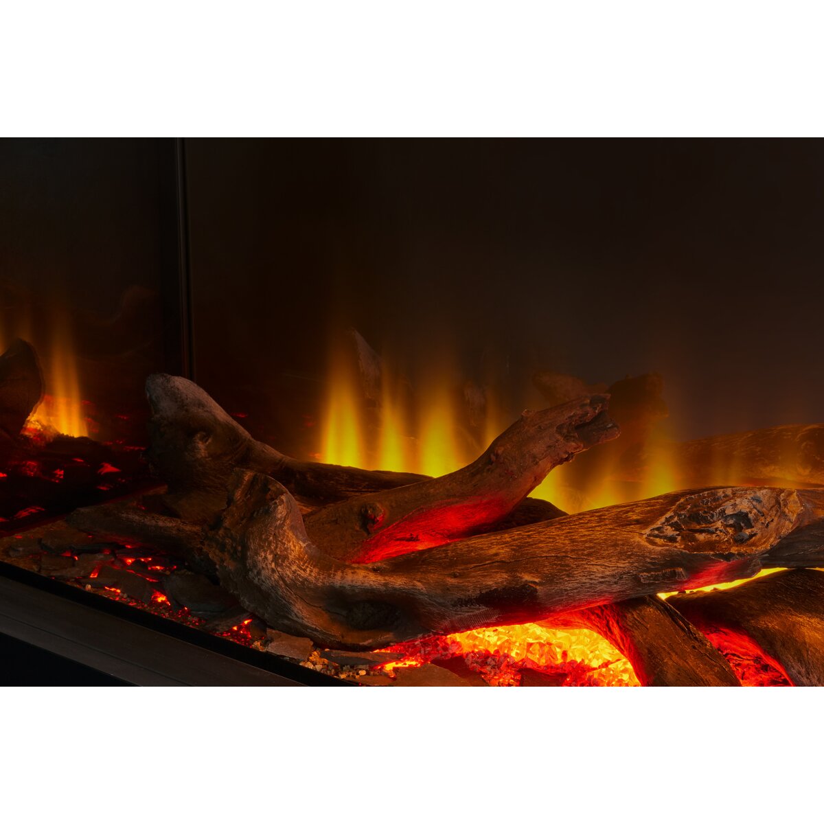 Acantha Athena Pre-Built Media Wall with TV and Media Recess, Ignis 1500, image 6