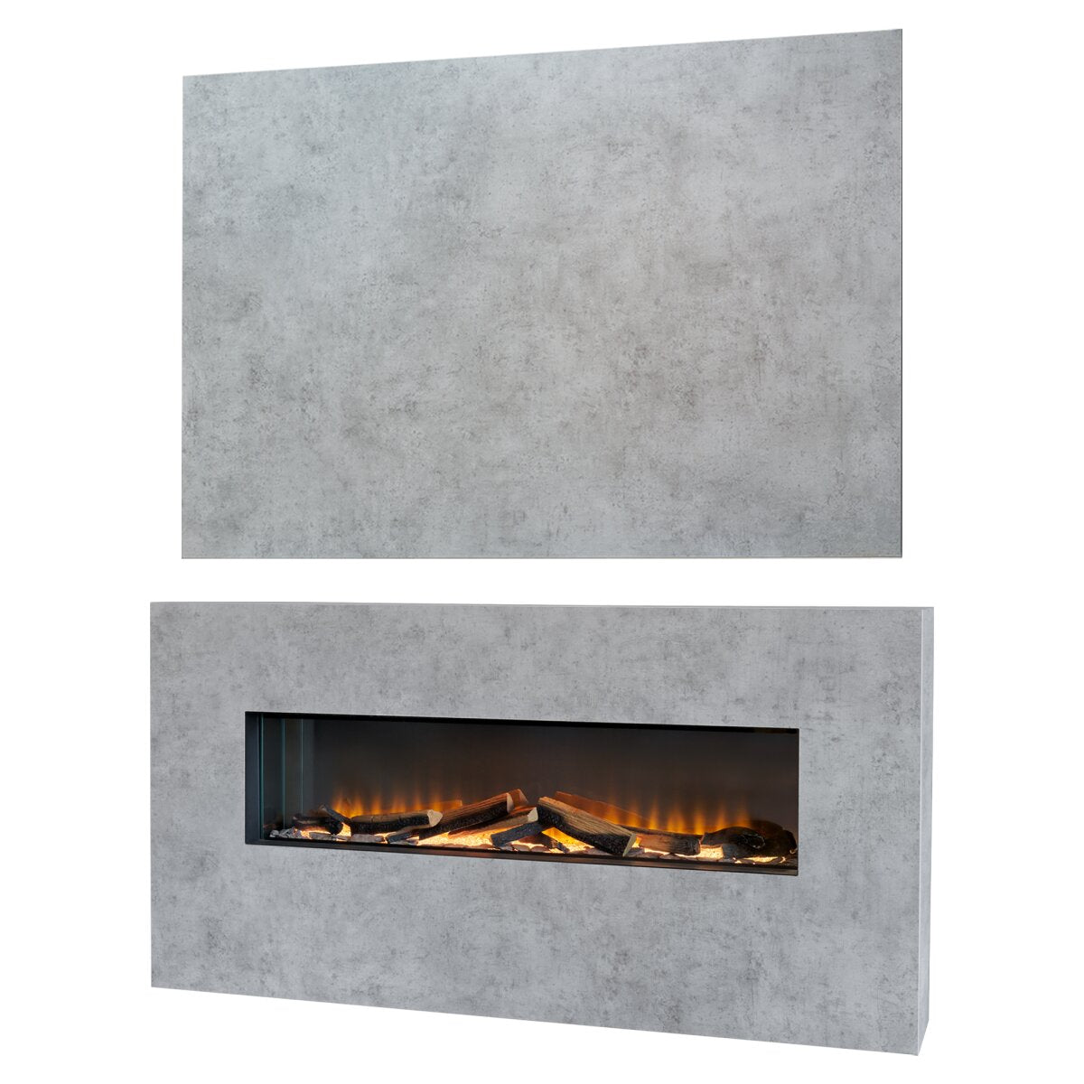 Acantha Bloc Pre-Built Media Wall Suite and TV Board with Aspire 125 Fire, image 8