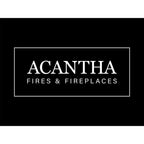 Acantha Granada White Marble Fireplace with Downlights, 48 Inch, image 3