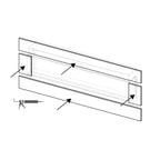 Acantha Pinnacle Fully Inset Media Wall Fire with TV Back Board, 2kW, image 7
