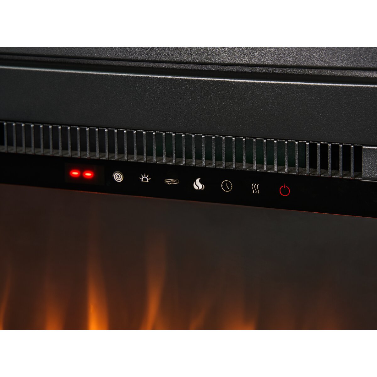 Acantha Pre-Built Media Wall 3 with Vision Electric Media Stove, 2kW, image 9