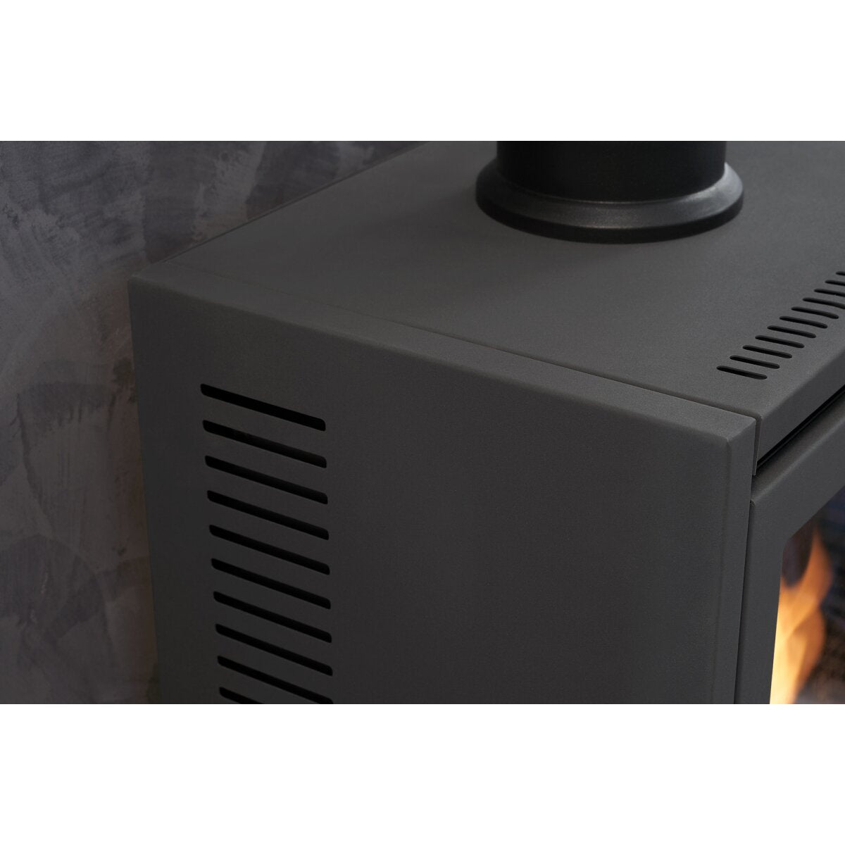 Acantha Pre-Built Stove Media Wall 1 with OKO S1 Bioethanol Stove, 3kW, image 3