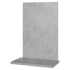 Acantha two tile and hearth set in concrete effect, angled view
