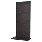 Acantha three tile and hearth set in bronze Venetian plaster effect, angled view