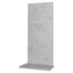 Acantha three tile and hearth set in concrete effect, angled view