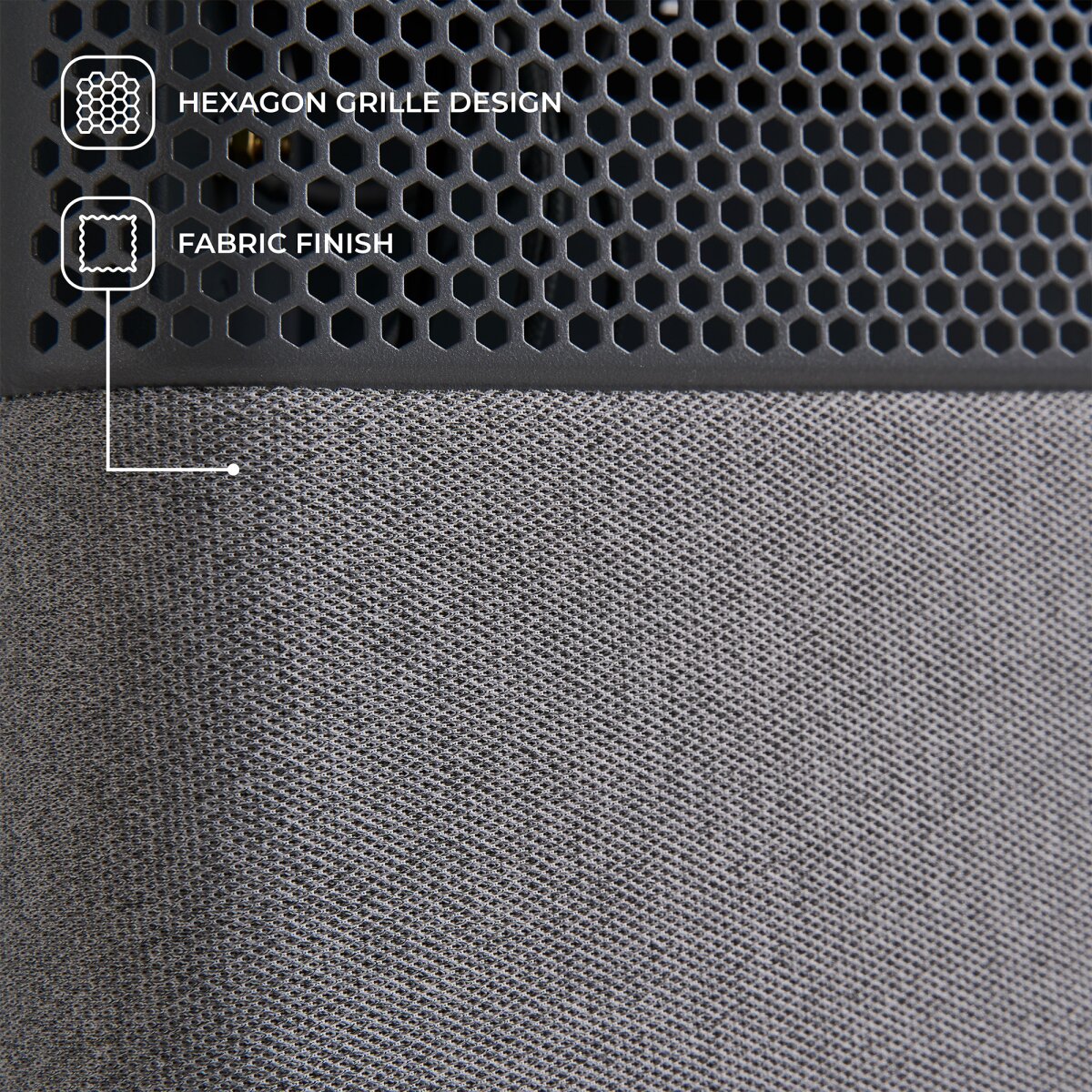 Adam Axon 1500W Electric Radiator in Grey with Smart WiFi Control, image 5